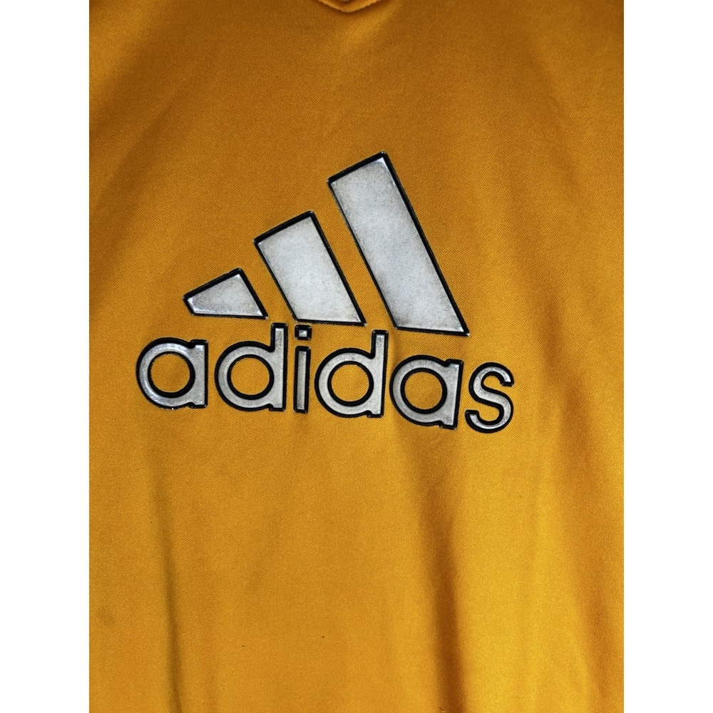 Vintage Orange Adidas Soccer‎ Jersey Mens Large - Made in USA - Rare - Picture 2 of 7